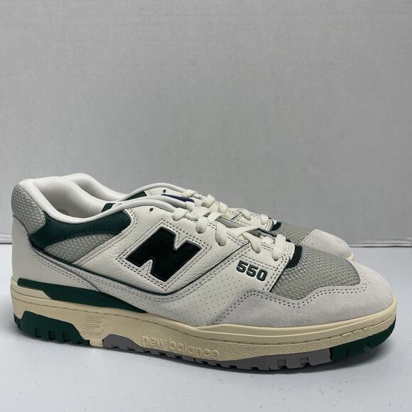 New Balance 550 Sea Salt Pack - Marsh Green BB550CPE Size 13 White Low Top Shoe